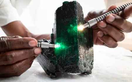 Gemfields’ massive 11,685-carat ‘buffalo’ emerald set for auction