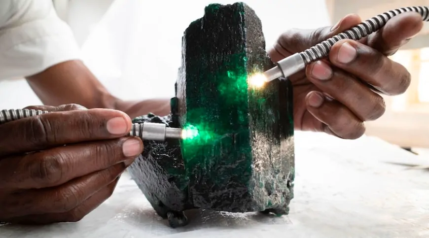 Gemfields’ massive 11,685-carat ‘buffalo’ emerald set for auction
